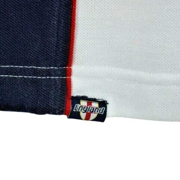England 04 Mens XL Team England 7 Sports Polo Short Sleeve Shirt - Picture 7 of 11